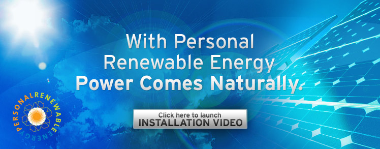 With Personal Renewable Energy Power Comes Naturally