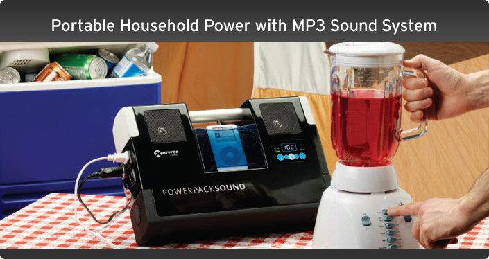 Portable Household Power with MP3 Sound System